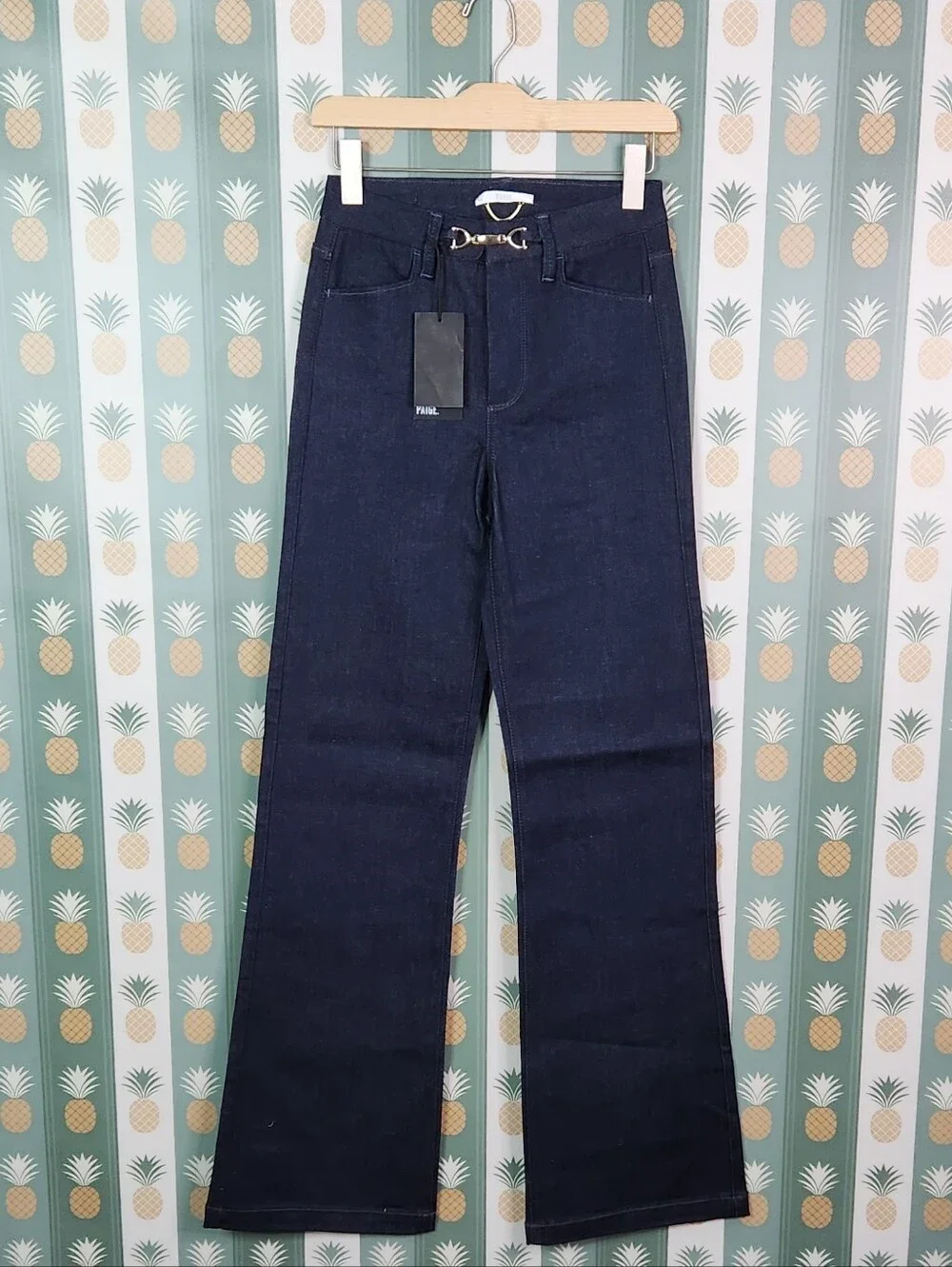 Paige Leenah Jolene Wide Leg Jeans in Montecito - Picture 5 of 11